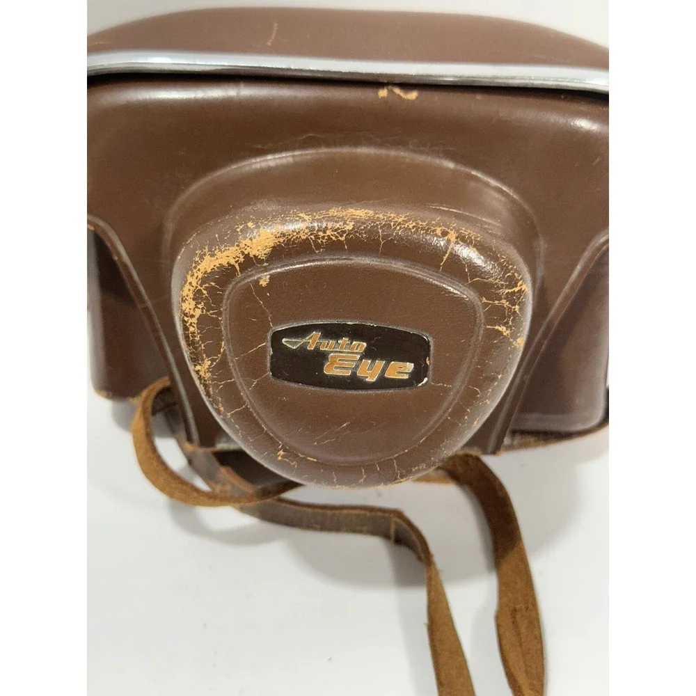 Olympus Auto-Eye Rangefinder with 45mm F2.8 Lens Camera With Leather Brown Case